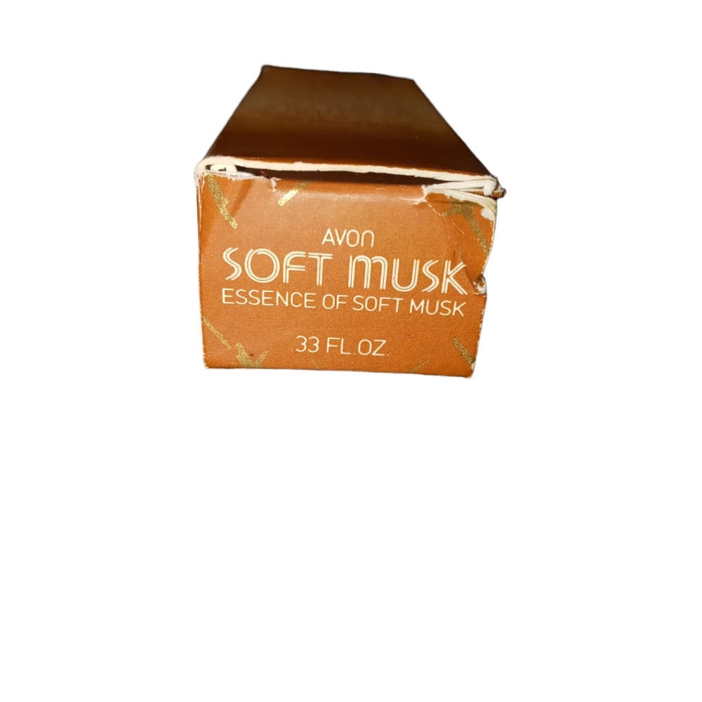 Avon soft musk-.33 ounce 1982 with box